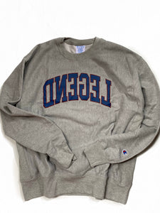 WASTED x CHAMPION "DNEGEL" OXFORD CREWNECK